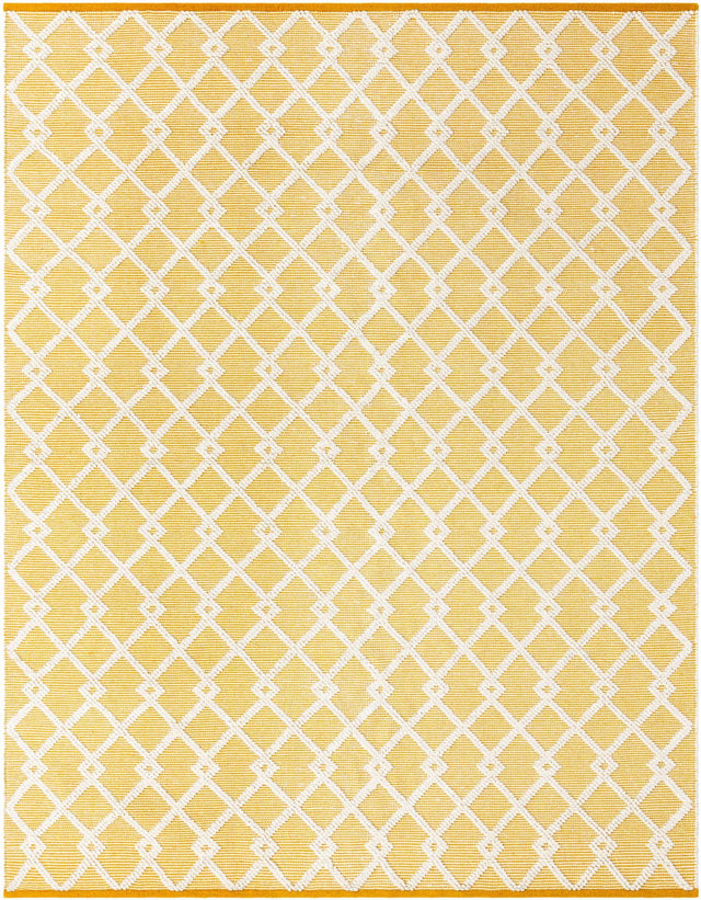 English Daisy 7' 10 x 10' Jill Zarin Dorset Rectangle Area Rug Premium Wool & Cotton Blend All Natural Pile Carpet for Bedrooms, Offices, Living Rooms, Dorms for Sale at Rug Engine
