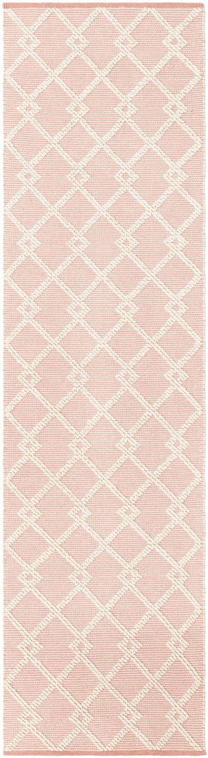 English Rose 2' 7 x 10' Jill Zarin Dorset Runner Area Rug Premium Wool & Cotton Blend All Natural Pile Carpet for Bedrooms, Offices, Living Rooms, Dorms for Sale at Rug Engine
