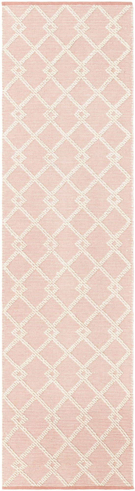 English Rose 2' 7 x 10' Jill Zarin Dorset Runner Area Rug Premium Wool & Cotton Blend All Natural Pile Carpet for Bedrooms, Offices, Living Rooms, Dorms for Sale at Rug Engine