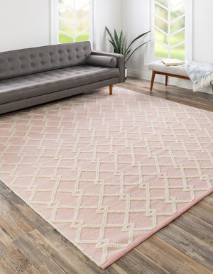 English Rose 10' x 10' Jill Zarin Dorset Square Area Rug Premium Wool & Cotton Blend All Natural Pile Carpet for Bedrooms, Offices, Living Rooms, Dorms for Sale at Rug Engine