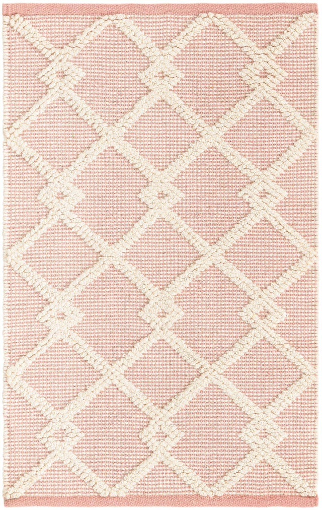 English Rose 2' 2 x 3' 1 Jill Zarin Dorset Rectangle Area Rug Premium Wool & Cotton Blend All Natural Pile Carpet for Bedrooms, Offices, Living Rooms, Dorms for Sale at Rug Engine