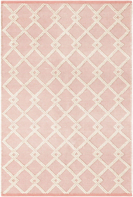 English Rose 4' 1 x 6' 1 Jill Zarin Dorset Rectangle Area Rug Premium Wool & Cotton Blend All Natural Pile Carpet for Bedrooms, Offices, Living Rooms, Dorms for Sale at Rug Engine