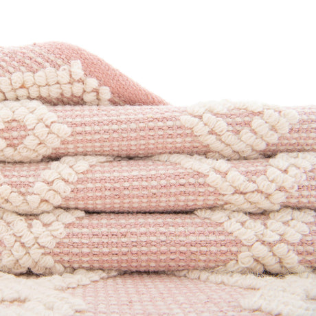 English Rose 2' 7 x 10' Jill Zarin Dorset Runner Area Rug Premium Wool & Cotton Blend All Natural Pile Carpet for Bedrooms, Offices, Living Rooms, Dorms for Sale at Rug Engine