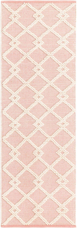 English Rose 2' x 6' 1 Jill Zarin Dorset Runner Area Rug Premium Wool & Cotton Blend All Natural Pile Carpet for Bedrooms, Offices, Living Rooms, Dorms for Sale at Rug Engine