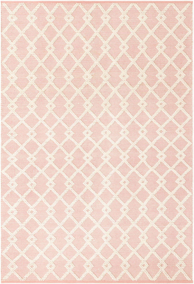 English Rose 6' 1 x 9' Jill Zarin Dorset Rectangle Area Rug Premium Wool & Cotton Blend All Natural Pile Carpet for Bedrooms, Offices, Living Rooms, Dorms for Sale at Rug Engine