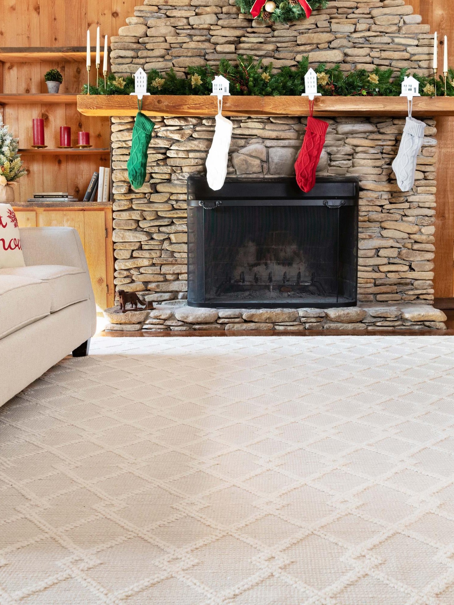 Vanilla Bean 2' 2 x 3' 1 Jill Zarin Dorset Rectangle Area Rug Premium Wool & Cotton Blend All Natural Pile Carpet for Bedrooms, Offices, Living Rooms, Dorms for Sale at Rug Engine