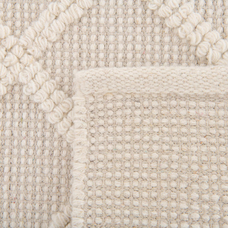 Vanilla Bean 4' 1 x 6' 1 Jill Zarin Dorset Rectangle Area Rug Premium Wool & Cotton Blend All Natural Pile Carpet for Bedrooms, Offices, Living Rooms, Dorms for Sale at Rug Engine
