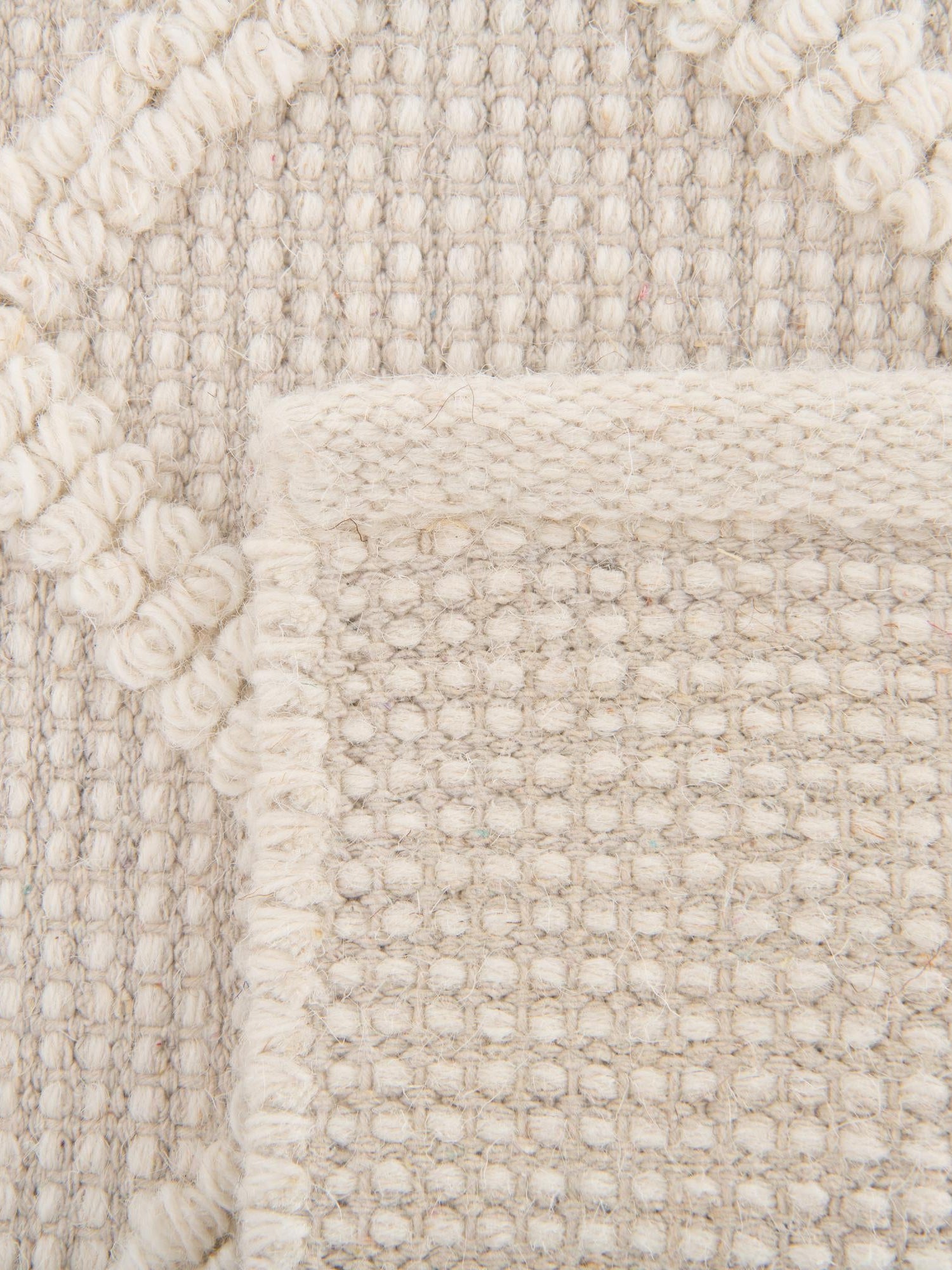 Vanilla Bean 5' 1 x 8' Jill Zarin Dorset Rectangle Area Rug Premium Wool & Cotton Blend All Natural Pile Carpet for Bedrooms, Offices, Living Rooms, Dorms for Sale at Rug Engine