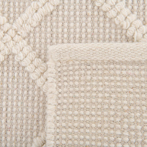 Vanilla Bean 5' 1 x 8' Jill Zarin Dorset Rectangle Area Rug Premium Wool & Cotton Blend All Natural Pile Carpet for Bedrooms, Offices, Living Rooms, Dorms for Sale at Rug Engine