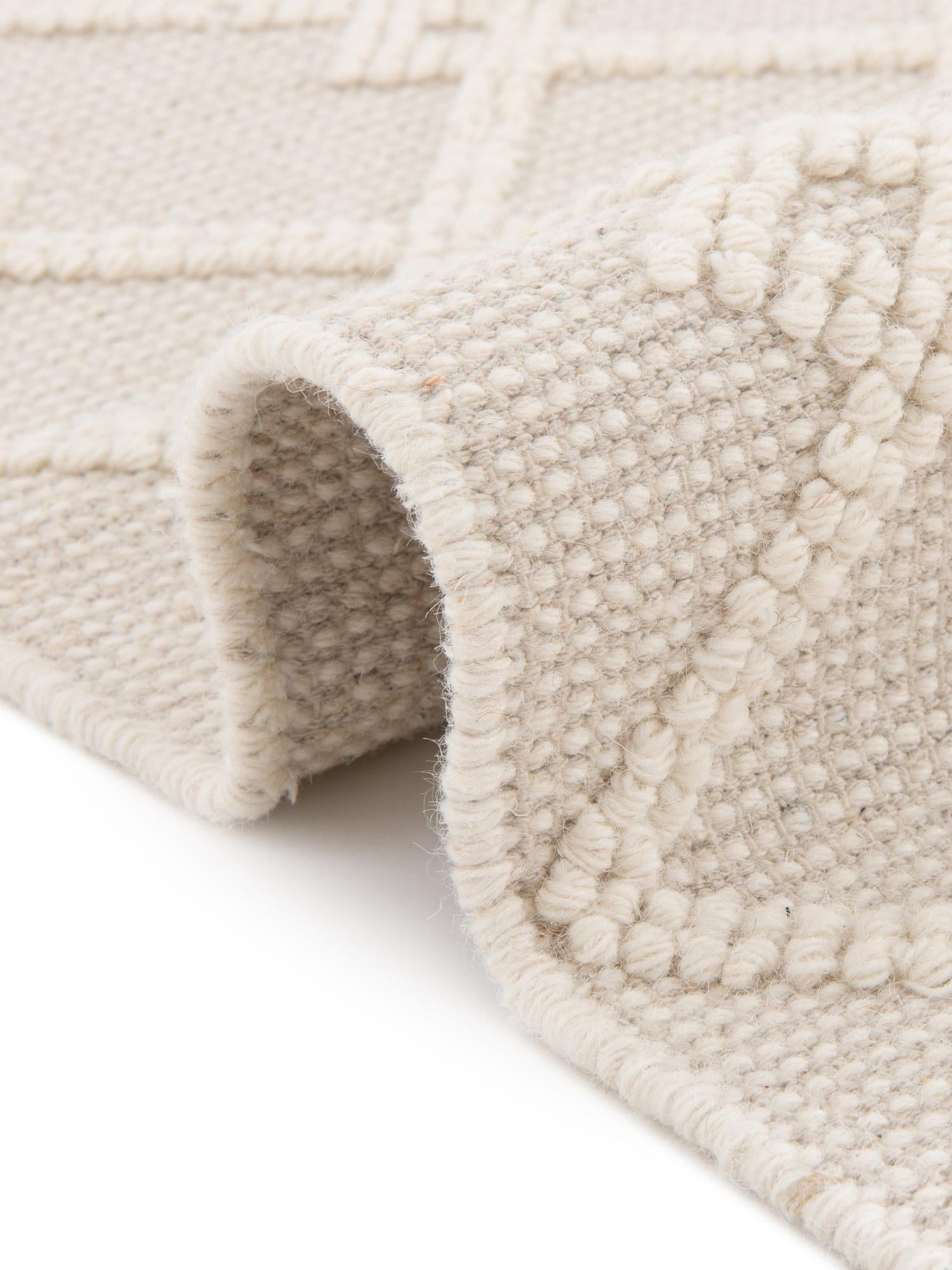 Vanilla Bean 2' 7 x 10' Jill Zarin Dorset Runner Area Rug Premium Wool & Cotton Blend All Natural Pile Carpet for Bedrooms, Offices, Living Rooms, Dorms for Sale at Rug Engine