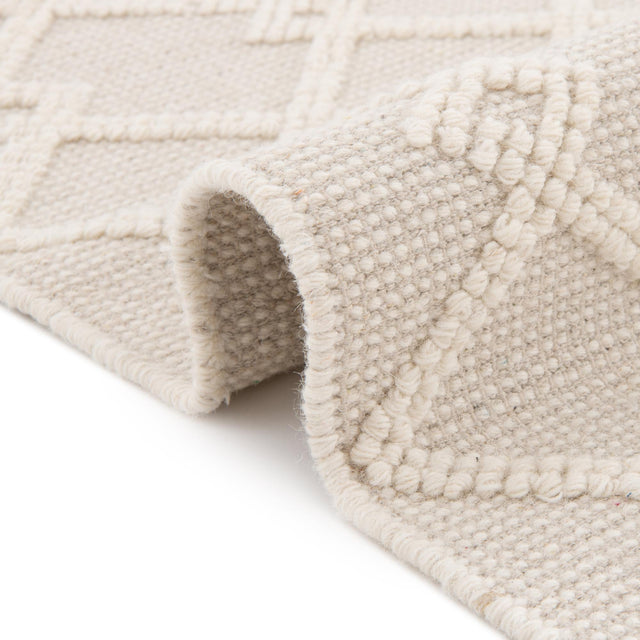Vanilla Bean 2' 7 x 10' Jill Zarin Dorset Runner Area Rug Premium Wool & Cotton Blend All Natural Pile Carpet for Bedrooms, Offices, Living Rooms, Dorms for Sale at Rug Engine