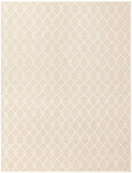 Vanilla Bean 9' x 12' Jill Zarin Dorset Rectangle Area Rug Premium Wool & Cotton Blend All Natural Pile Carpet for Bedrooms, Offices, Living Rooms, Dorms for Sale at Rug Engine