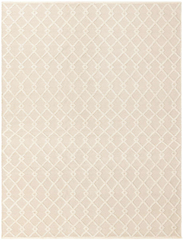 Vanilla Bean 9' x 12' Jill Zarin Dorset Rectangle Area Rug Premium Wool & Cotton Blend All Natural Pile Carpet for Bedrooms, Offices, Living Rooms, Dorms for Sale at Rug Engine