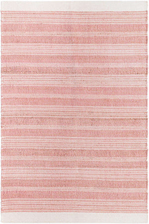 Blush Pink 4' 1 x 6' 1 Lariat Rectangle Area Rug All Natural Jute & Wool With Cotton Backing Premium Carpet for Living Rooms, Dining, Office for Sale at Rug Engine