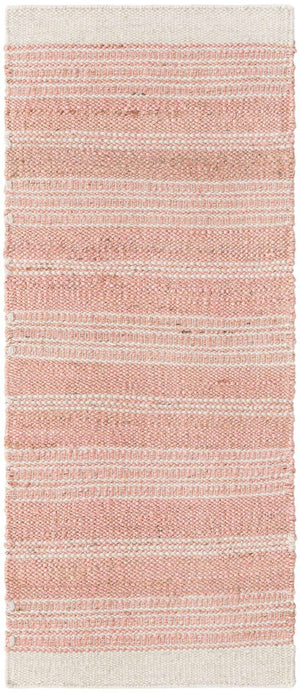 Blush Pink 2' x 5' 1 Lariat Runner Area Rug All Natural Jute & Wool With Cotton Backing Premium Carpet for Living Rooms, Dining, Office for Sale at Rug Engine