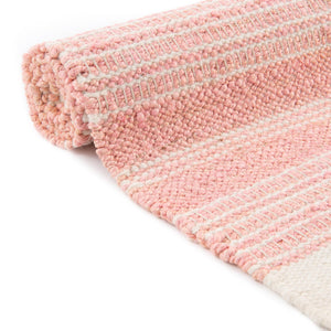 Blush Pink 7' 10 x 10' Lariat Rectangle Area Rug All Natural Jute & Wool With Cotton Backing Premium Carpet for Living Rooms, Dining, Office for Sale at Rug Engine