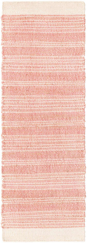 Blush Pink 2' x 6' 1 Lariat Runner Area Rug All Natural Jute & Wool With Cotton Backing Premium Carpet for Living Rooms, Dining, Office for Sale at Rug Engine