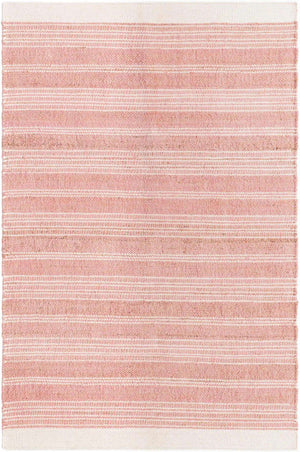 Blush Pink 6' 1 x 9' Lariat Rectangle Area Rug All Natural Jute & Wool With Cotton Backing Premium Carpet for Living Rooms, Dining, Office for Sale at Rug Engine