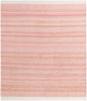 Blush Pink 7' 10 x 10' Lariat Rectangle Area Rug All Natural Jute & Wool With Cotton Backing Premium Carpet for Living Rooms, Dining, Office for Sale at Rug Engine