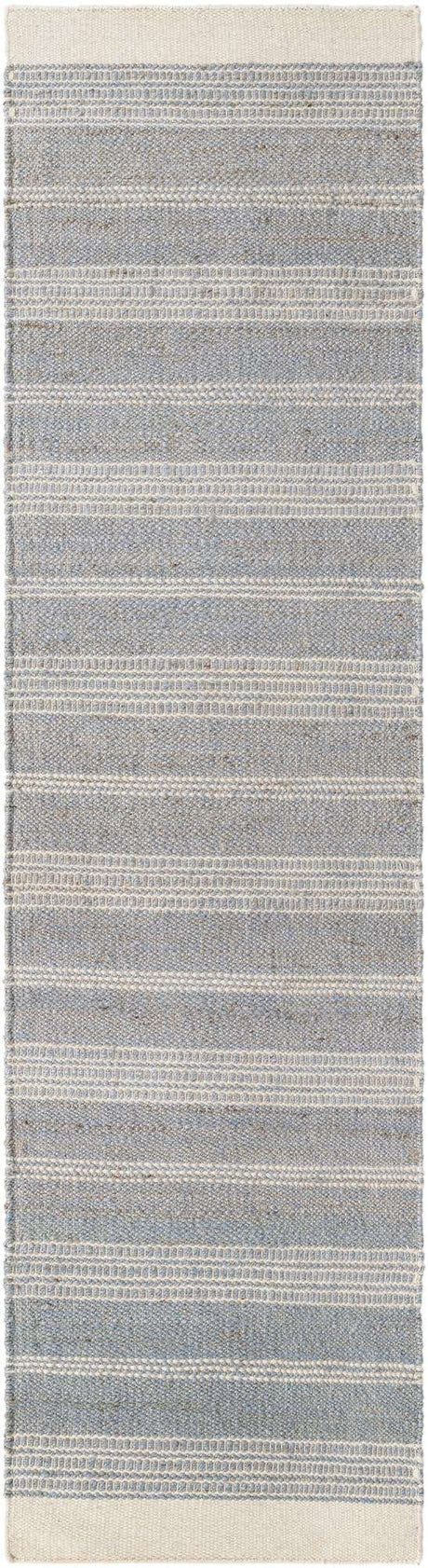 Gray 2' 7 x 10' Lariat Runner Area Rug All Natural Jute & Wool With Cotton Backing Premium Carpet for Living Rooms, Dining, Office for Sale at Rug Engine