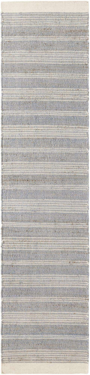 Gray 2' 7 x 12' Lariat Runner Area Rug All Natural Jute & Wool With Cotton Backing Premium Carpet for Living Rooms, Dining, Office for Sale at Rug Engine