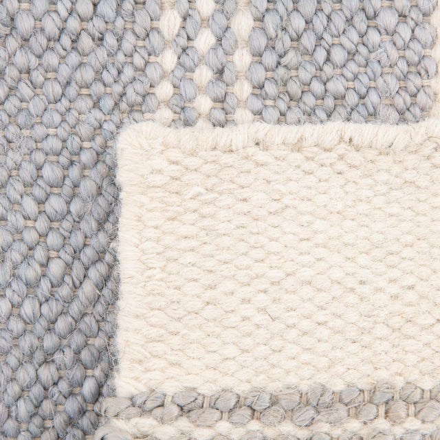 Gray 6' 1 x 9' Lariat Rectangle Area Rug All Natural Jute & Wool With Cotton Backing Premium Carpet for Living Rooms, Dining, Office for Sale at Rug Engine