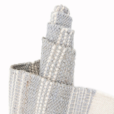 Gray 2' 2 x 3' 1 Lariat Rectangle Area Rug All Natural Jute & Wool With Cotton Backing Premium Carpet for Living Rooms, Dining, Office for Sale at Rug Engine