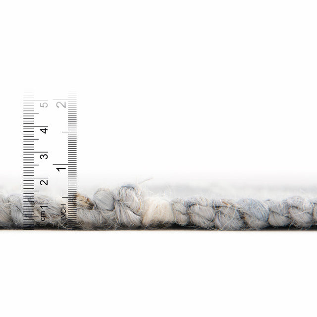 Gray 2' 7 x 12' Lariat Runner Area Rug All Natural Jute & Wool With Cotton Backing Premium Carpet for Living Rooms, Dining, Office for Sale at Rug Engine