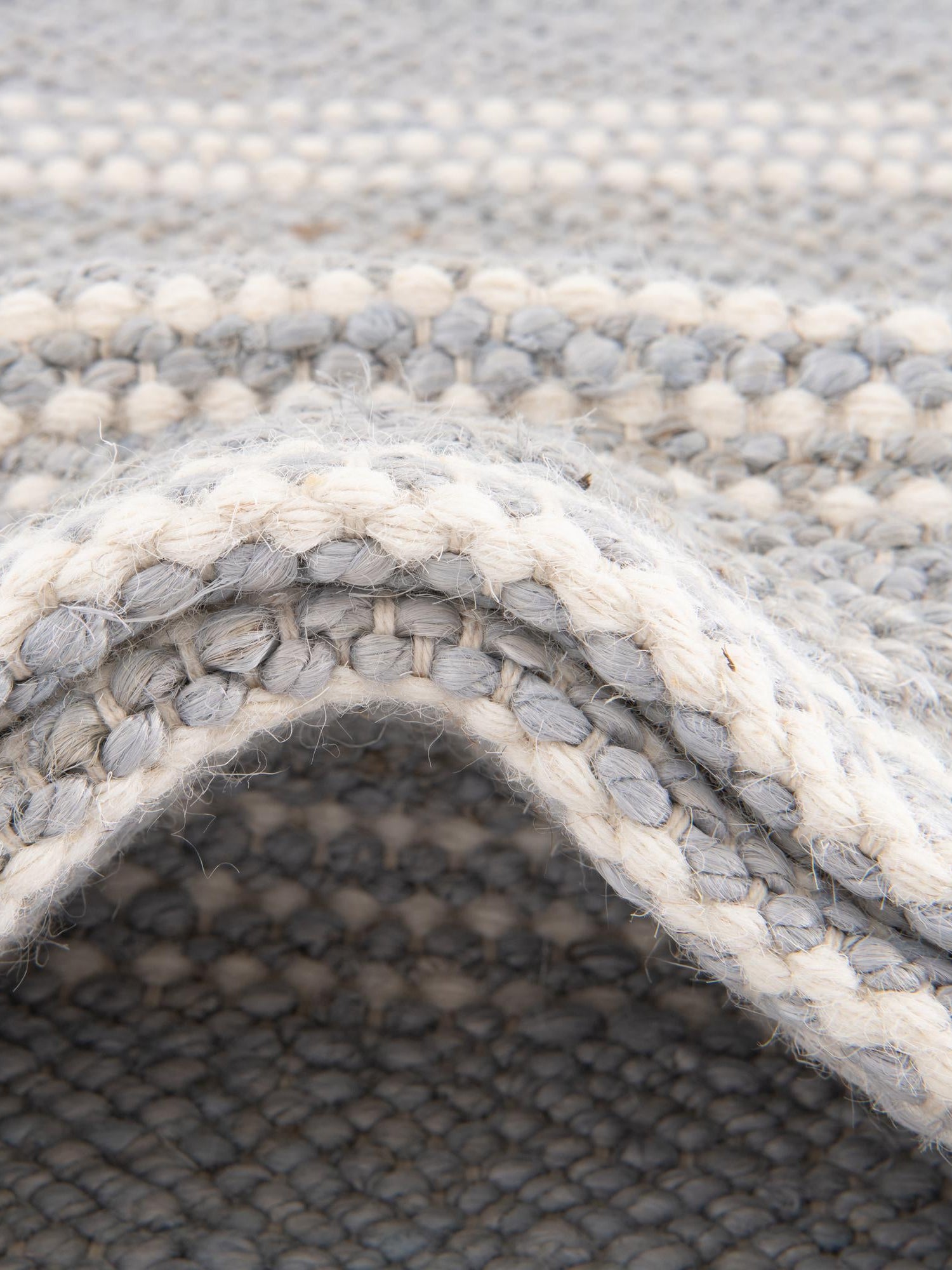 Gray 2' 7 x 12' Lariat Runner Area Rug All Natural Jute & Wool With Cotton Backing Premium Carpet for Living Rooms, Dining, Office for Sale at Rug Engine