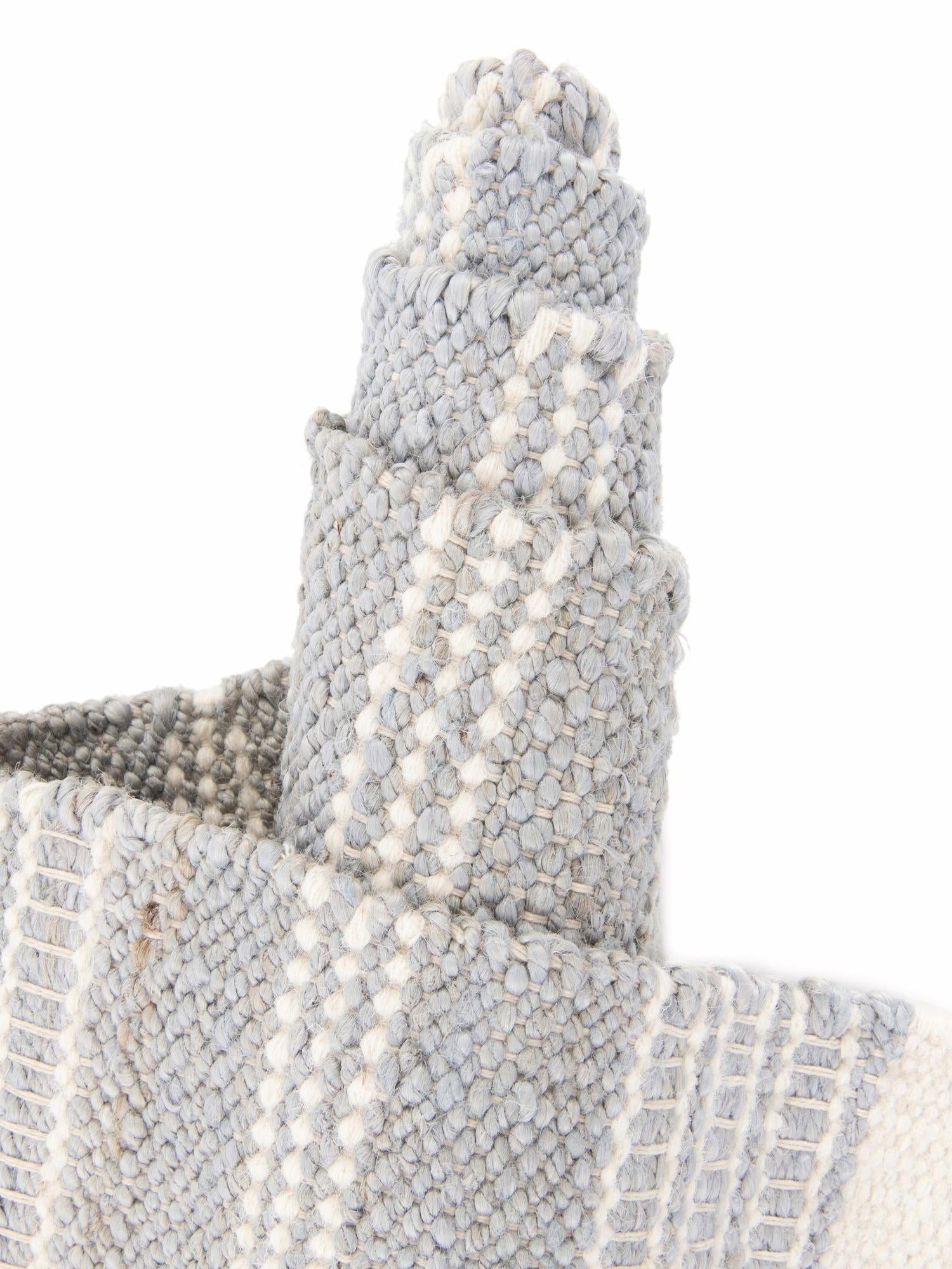 Gray 2' x 5' 1 Lariat Runner Area Rug All Natural Jute & Wool With Cotton Backing Premium Carpet for Living Rooms, Dining, Office for Sale at Rug Engine