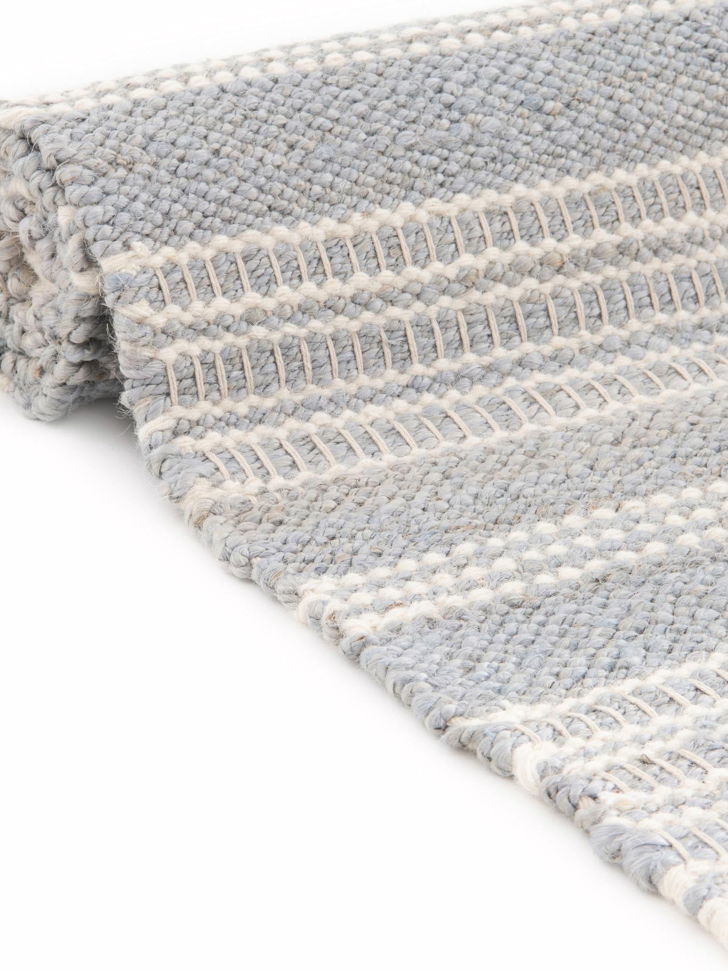 Gray 2' 7 x 10' Lariat Runner Area Rug All Natural Jute & Wool With Cotton Backing Premium Carpet for Living Rooms, Dining, Office for Sale at Rug Engine