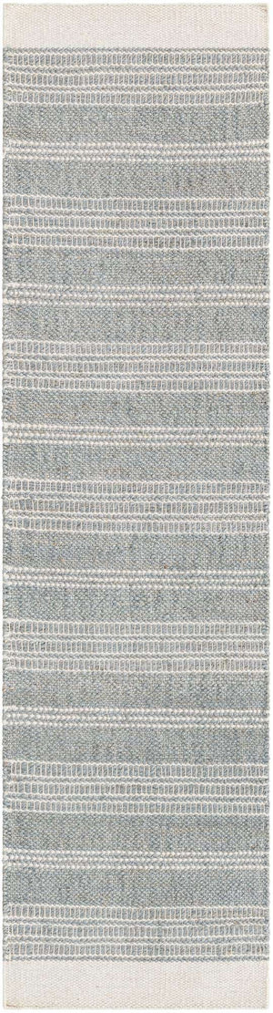 Gray 2' x 8' Lariat Runner Area Rug All Natural Jute & Wool With Cotton Backing Premium Carpet for Living Rooms, Dining, Office for Sale at Rug Engine