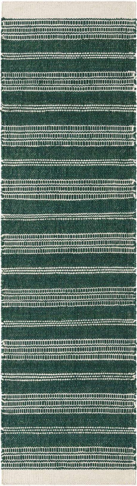 Hunter Green 2' 7 x 10' Lariat Runner Area Rug All Natural Jute & Wool With Cotton Backing Premium Carpet for Living Rooms, Dining, Office for Sale at Rug Engine