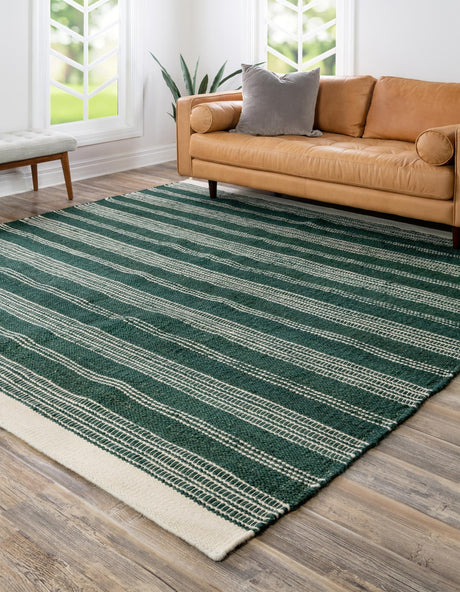Hunter Green 10' x 10' Lariat Square Area Rug All Natural Jute & Wool With Cotton Backing Premium Carpet for Living Rooms, Dining, Office for Sale at Rug Engine