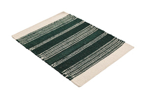 Hunter Green 2' 2 x 3' 1 Lariat Rectangle Area Rug All Natural Jute & Wool With Cotton Backing Premium Carpet for Living Rooms, Dining, Office for Sale at Rug Engine