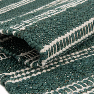 Hunter Green 2' x 6' 1 Lariat Runner Area Rug All Natural Jute & Wool With Cotton Backing Premium Carpet for Living Rooms, Dining, Office for Sale at Rug Engine