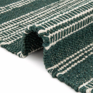 Hunter Green 2' x 5' 1 Lariat Runner Area Rug All Natural Jute & Wool With Cotton Backing Premium Carpet for Living Rooms, Dining, Office for Sale at Rug Engine