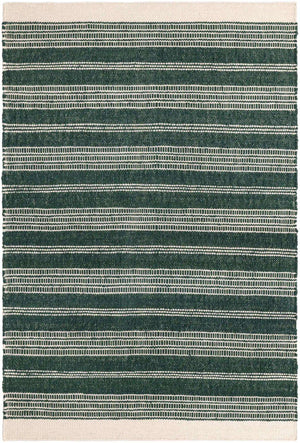 Hunter Green 6' 1 x 9' Lariat Rectangle Area Rug All Natural Jute & Wool With Cotton Backing Premium Carpet for Living Rooms, Dining, Office for Sale at Rug Engine