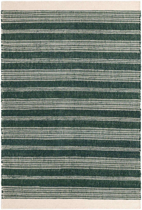 Hunter Green 6' 1 x 9' Lariat Rectangle Area Rug All Natural Jute & Wool With Cotton Backing Premium Carpet for Living Rooms, Dining, Office for Sale at Rug Engine