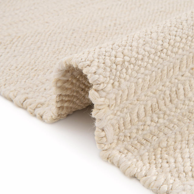 Ivory and White 2' 7 x 12' Lariat Runner Area Rug All Natural Jute & Wool With Cotton Backing Premium Carpet for Living Rooms, Dining, Office for Sale at Rug Engine