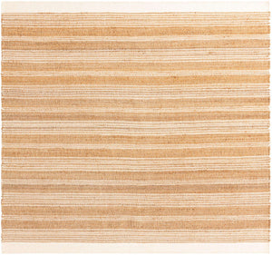 Natural 10' x 10' Lariat Square Area Rug All Natural Jute & Wool With Cotton Backing Premium Carpet for Living Rooms, Dining, Office for Sale at Rug Engine