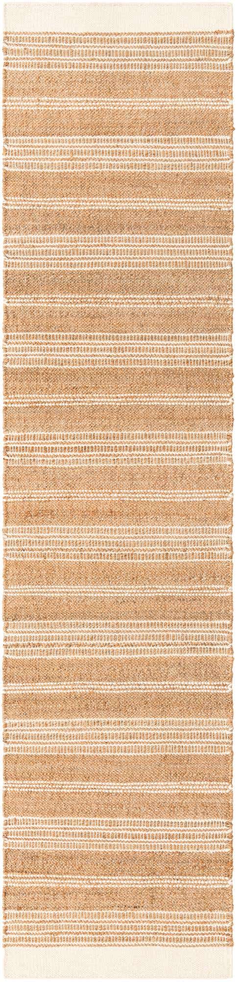 Natural 2' 7 x 12' Lariat Runner Area Rug All Natural Jute & Wool With Cotton Backing Premium Carpet for Living Rooms, Dining, Office for Sale at Rug Engine