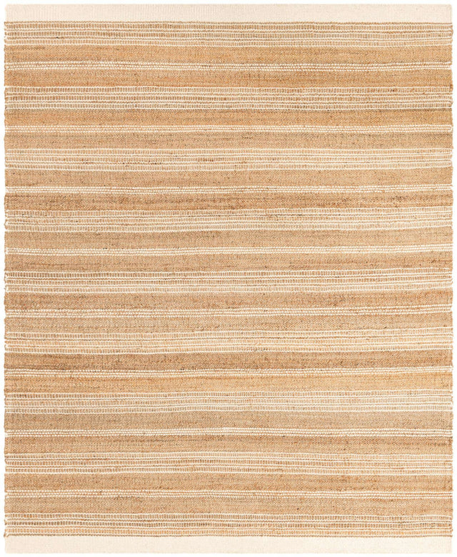 Natural 7' 10 x 10' Lariat Rectangle Area Rug All Natural Jute & Wool With Cotton Backing Premium Carpet for Living Rooms, Dining, Office for Sale at Rug Engine