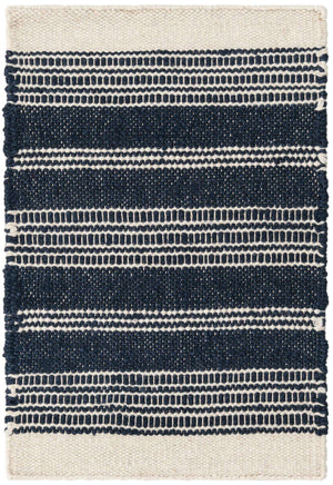 Navy Blue 2' 2 x 3' 1 Lariat Rectangle Area Rug All Natural Jute & Wool With Cotton Backing Premium Carpet for Living Rooms, Dining, Office for Sale at Rug Engine