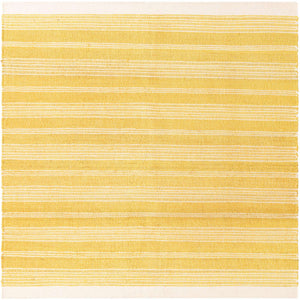 Sunshine Yellow 10' x 10' Lariat Square Area Rug All Natural Jute & Wool With Cotton Backing Premium Carpet for Living Rooms, Dining, Office for Sale at Rug Engine