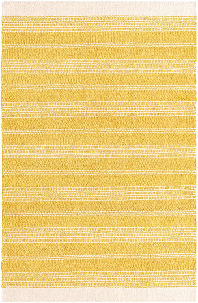 Sunshine Yellow 5' 1 x 8' Lariat Rectangle Area Rug All Natural Jute & Wool With Cotton Backing Premium Carpet for Living Rooms, Dining, Office for Sale at Rug Engine