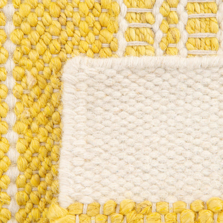 Sunshine Yellow 2' 7 x 12' Lariat Runner Area Rug All Natural Jute & Wool With Cotton Backing Premium Carpet for Living Rooms, Dining, Office for Sale at Rug Engine