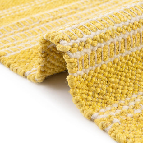 Sunshine Yellow 2' 7 x 12' Lariat Runner Area Rug All Natural Jute & Wool With Cotton Backing Premium Carpet for Living Rooms, Dining, Office for Sale at Rug Engine