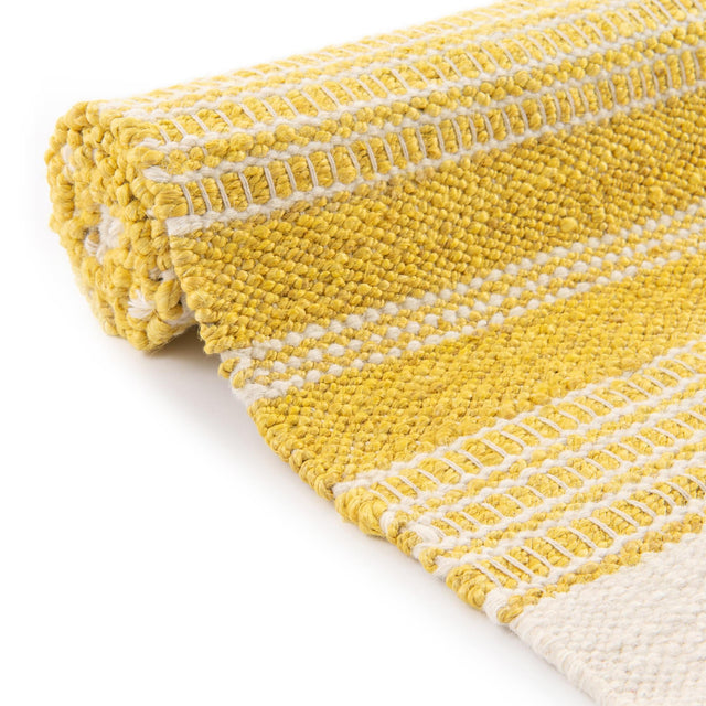 Sunshine Yellow 2' 7 x 12' Lariat Runner Area Rug All Natural Jute & Wool With Cotton Backing Premium Carpet for Living Rooms, Dining, Office for Sale at Rug Engine