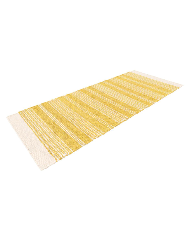 Sunshine Yellow 2' x 6' 1 Lariat Runner Area Rug All Natural Jute & Wool With Cotton Backing Premium Carpet for Living Rooms, Dining, Office for Sale at Rug Engine
